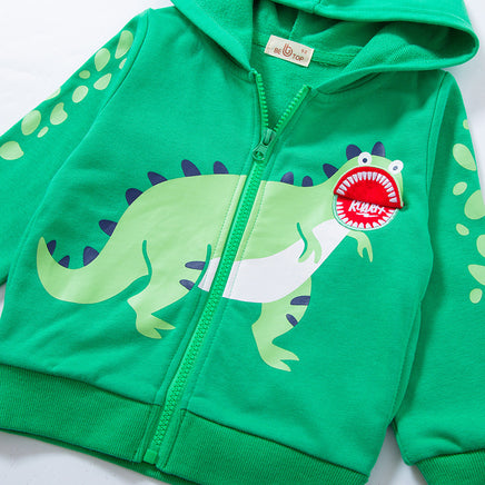 Children's Autumn Clothing Dinosaur Characteristic Coat Cardigan Tummytastic