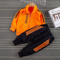 
              Sports Style Striped Two-piece Children's Clothing
            