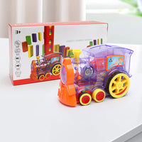 
              Domino Train Toys Baby Toys Car Puzzle Automatic Release Licensing Electric Building Blocks Train Toy Tummytastic
            