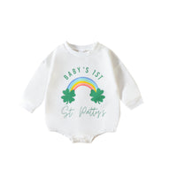 
              European And American Children's One-piece St. Patrick's Day Printed Romper Tummytastic
            