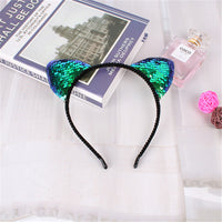 
              Fashion sequined Cat Ear Headband Children's Hair Accessories
            