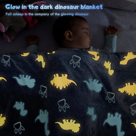 Glow In The Dark Throw Blanket, Blanket For Girls, Luminous Kids Blanket, Soft Blankets For 3,4,5,6,7,8,9,10 Year Old Girl Birthday Christmas Thanksgiving Gifts Tummytastic