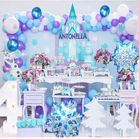 
              Ice And Snow Theme Party Chain Decoration Christmas Balloon Combo Set Tummytastic
            