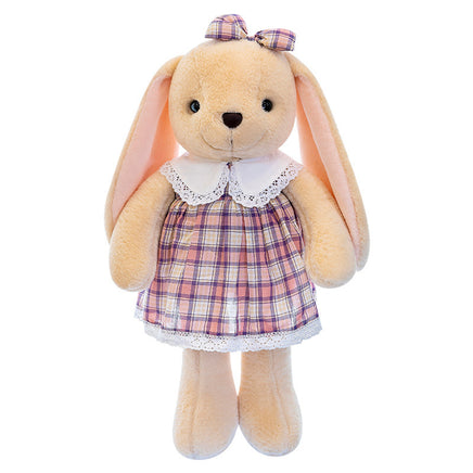 Vintage Dress Rabbit Plush Toy Tummytastic