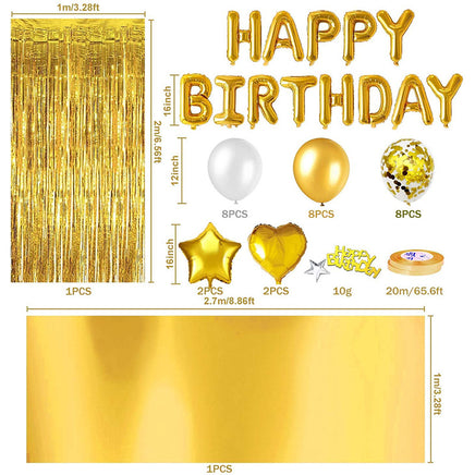 Party Supplies Rose Gold Balloon Set Tummytastic