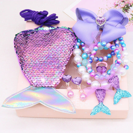Children's Ornament Set Cartoon Fishtail Bag Gift Box Tummytastic