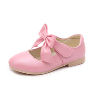 
              Leather Bowknot Princess Shoes
            