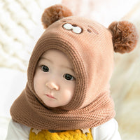 
              Toddler Boys And Girls Baby Woolen Hats Thickened To Keep Warm
            