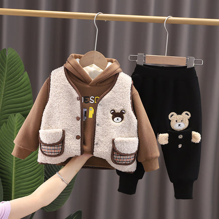 Children's Clothes Foreign Baby Plus Velvet Tummytastic