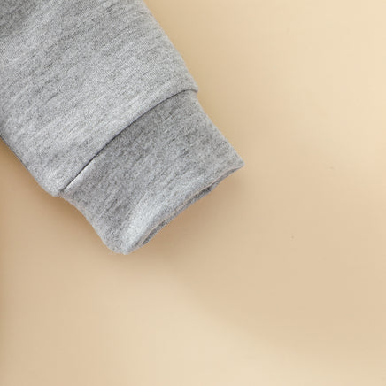 Boys Polyester Letter Grey Sweatshirt Top Tummytastic
