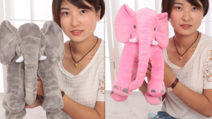 Sleep With Elephant Children's Plush Pillow Tummytastic